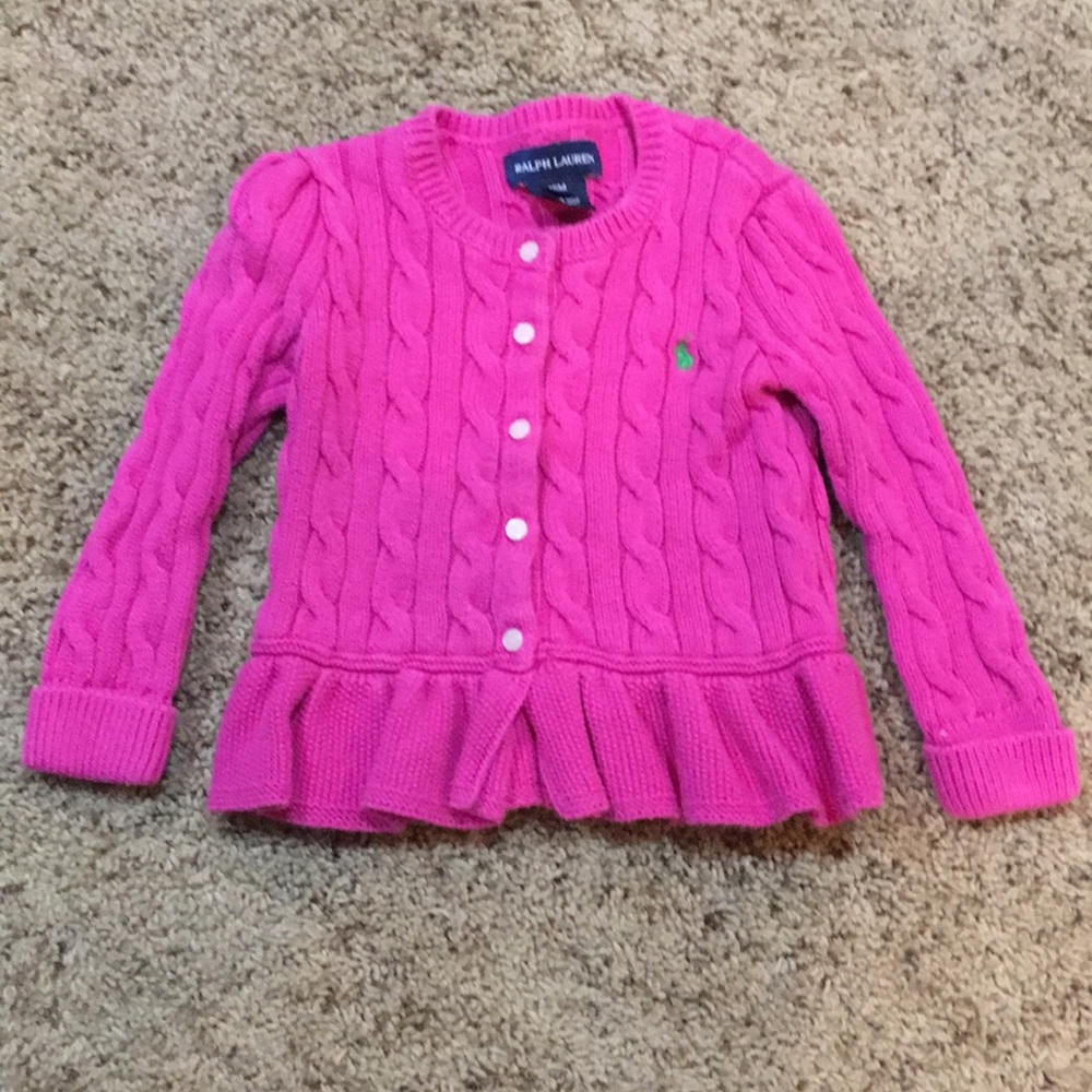 Ralph Lauren 18 months pink sweater